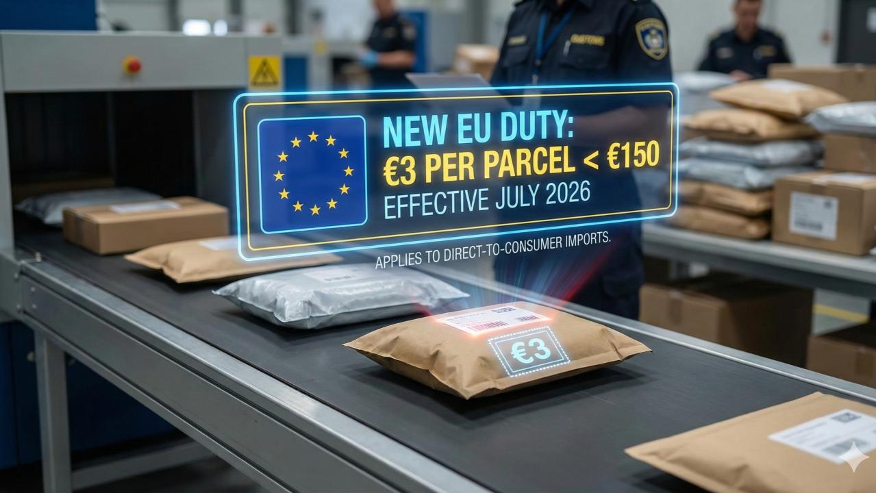 Ny tull på lågprisförsändelser